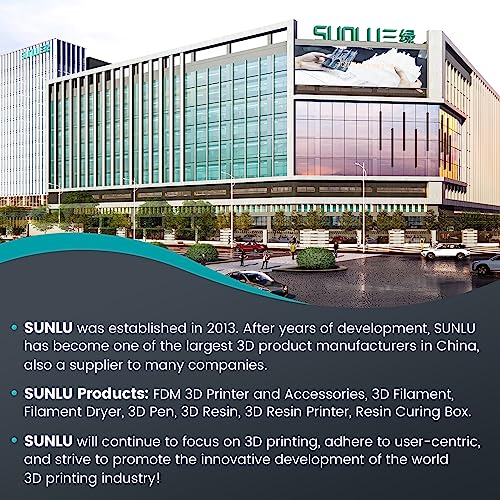 SUNLU 4kg PLA 3D Printer Filament Bundle, Neatly Wound PLA Filament 1.75mm ±0.02mm, Individually Vacuum Packed, 4kg in Total, 1kg per Spool, 4 Pack, 4000g, 4Black