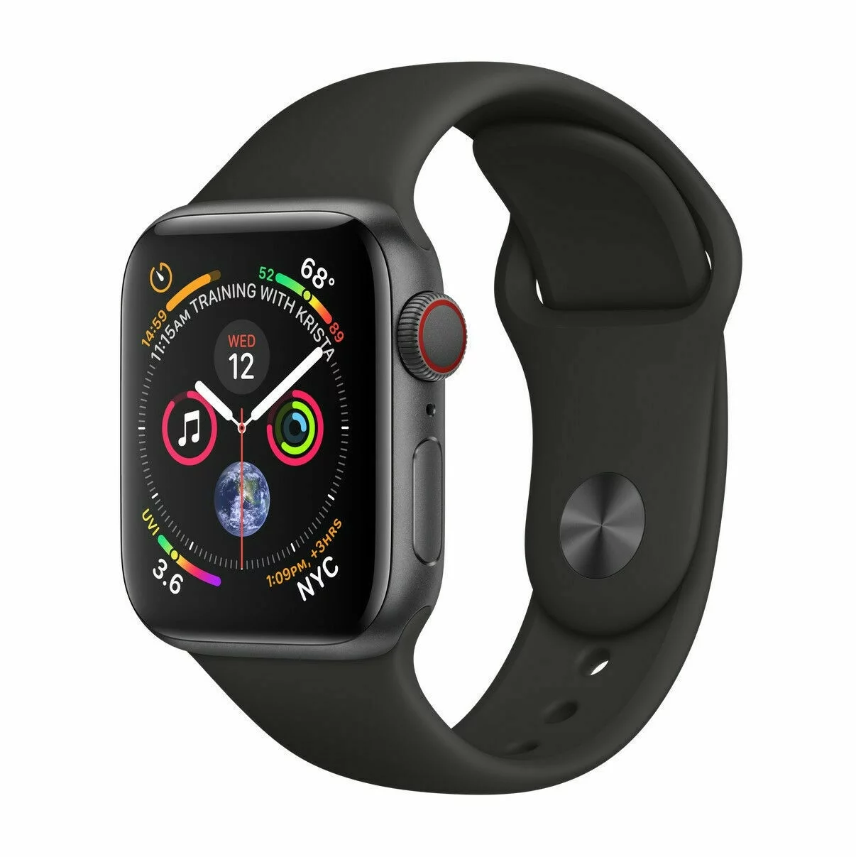 Restored Apple Watch Series 4 (GPS + Cellular) 40mm Smartwatch (Refurbished)