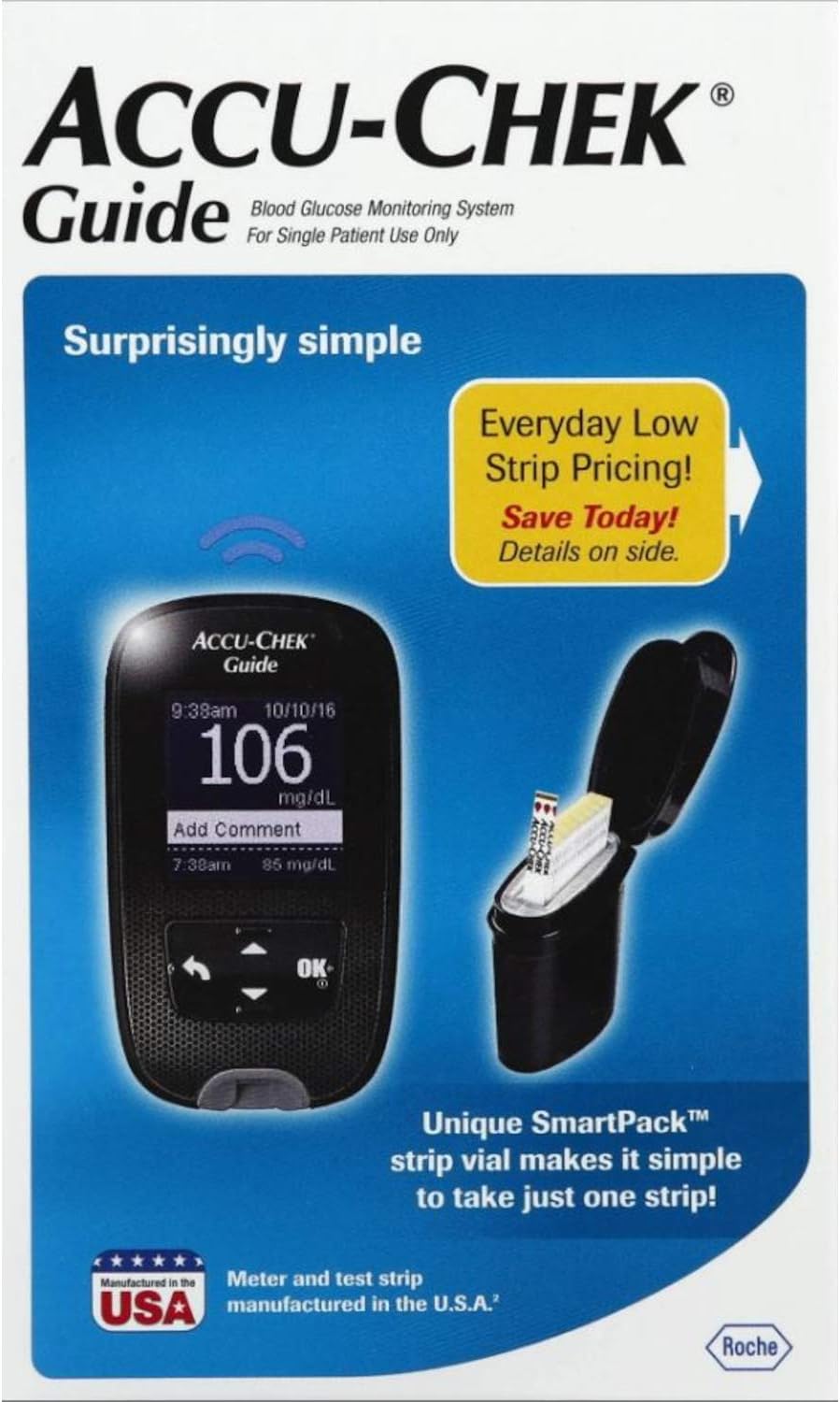 Accu-Chek Guide Blood Glucose Monitoring System - 1 Each