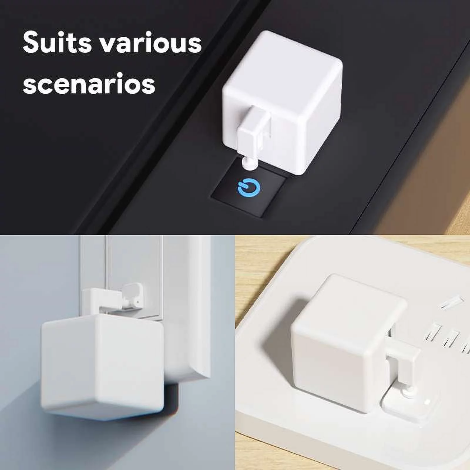 Smart Light Switch Finger Bot, 2 Pack, Control Any Button from your Phone