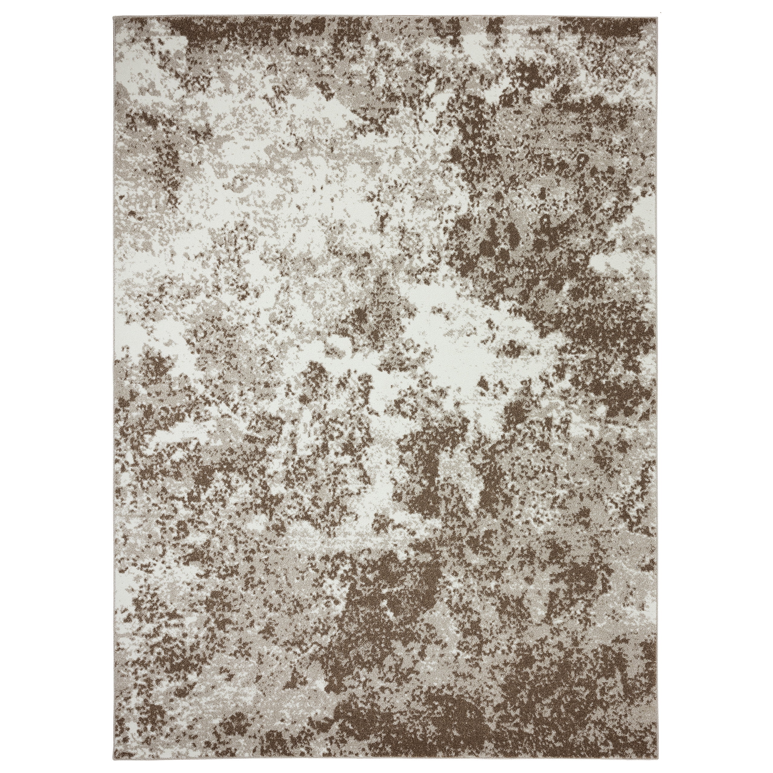 Luxe Weavers Modern Abstract Coastal Brown 5'2