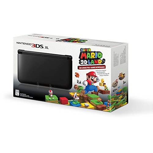 Nintendo 3DS XL Handheld Console with Super Mario 3D Land, Black(Renewed)