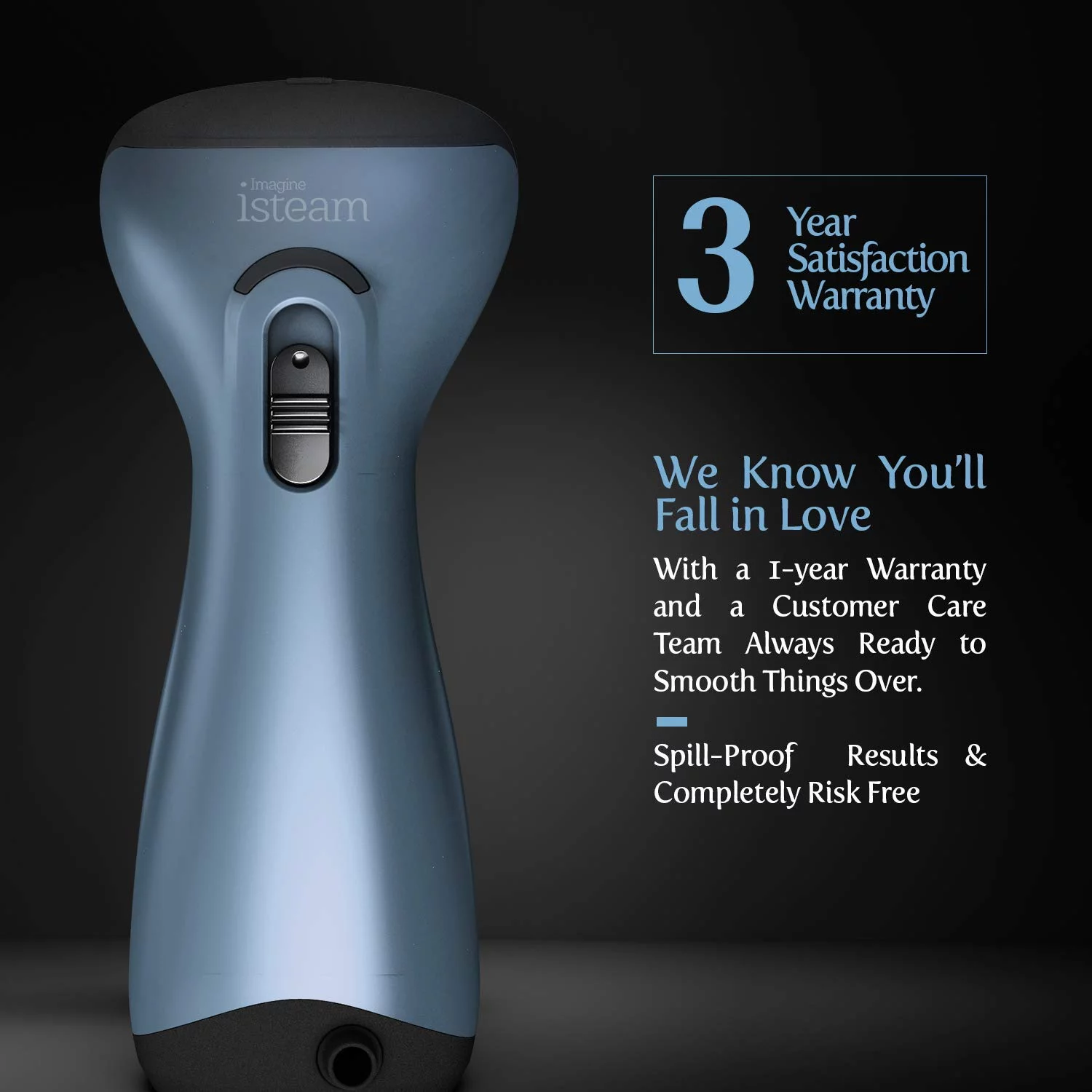 iSteam Steamer for Clothes Luxury Edition MS208 Blue