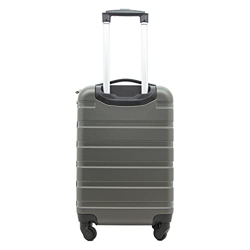 Travelers Club Harper Luggage, Black, 20-Inch Carry-On