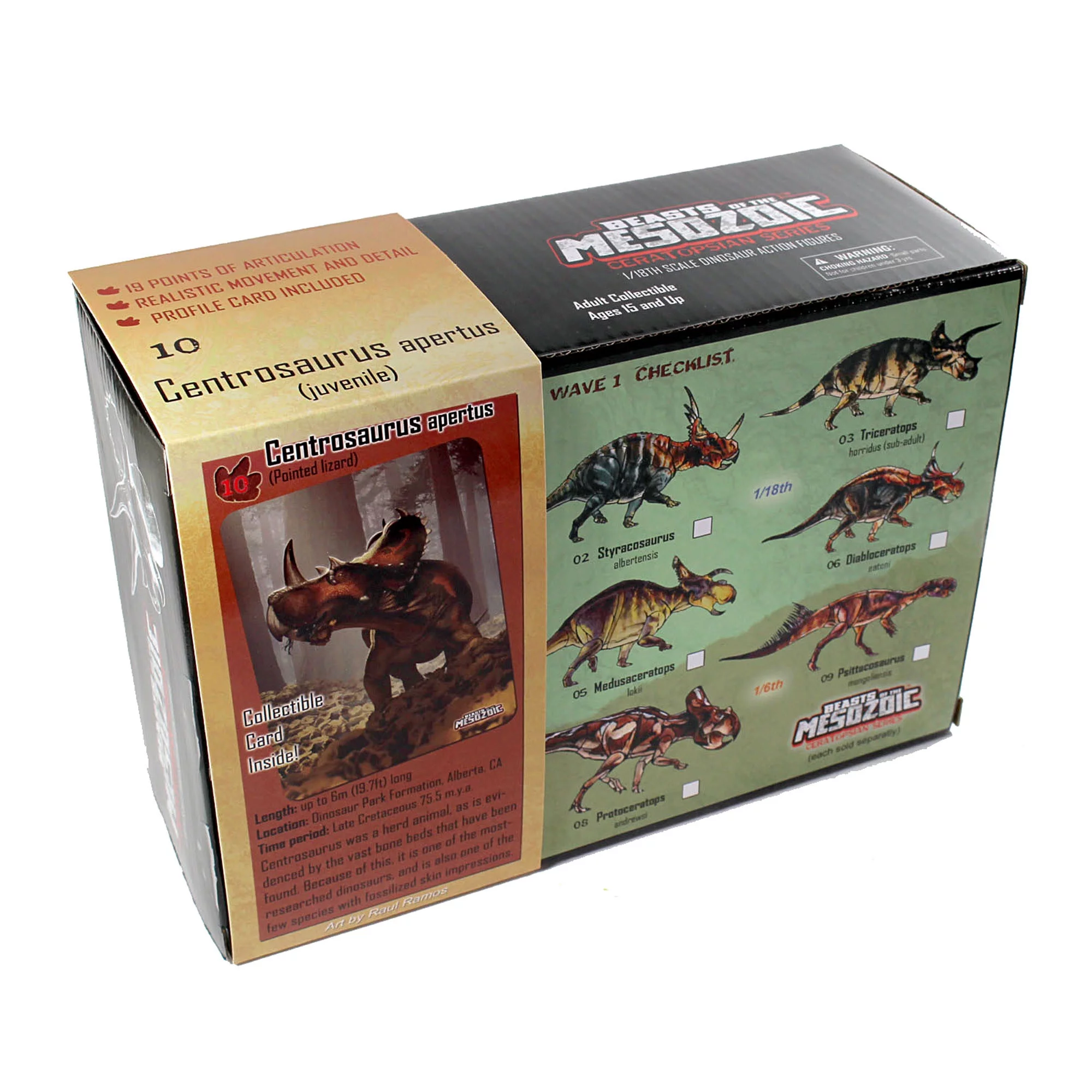 Beasts Of The Mesozoic: Centrosaurus Apertus Juvenile - 1/18th Scale Dinosaur Action Figure - 10