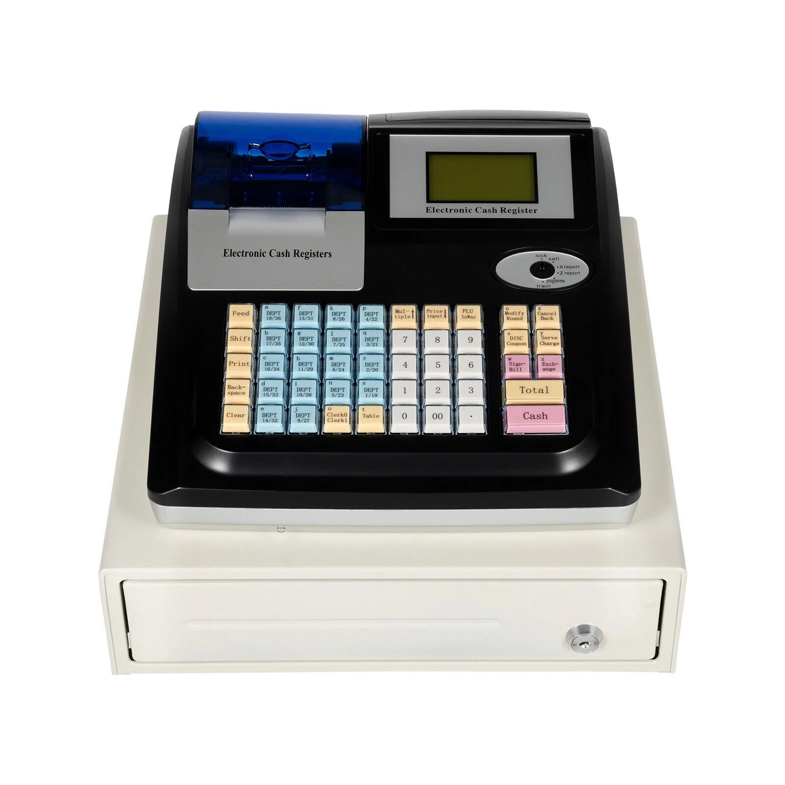 Electronic Cash Register POS System 48 Key for Supermarket Retail Restaurant