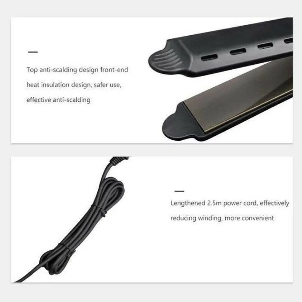Hair Straightener Ceramic Tourmaline Ionic Flat Iron Professional Glider 4 Gear Exhaust Ceramic