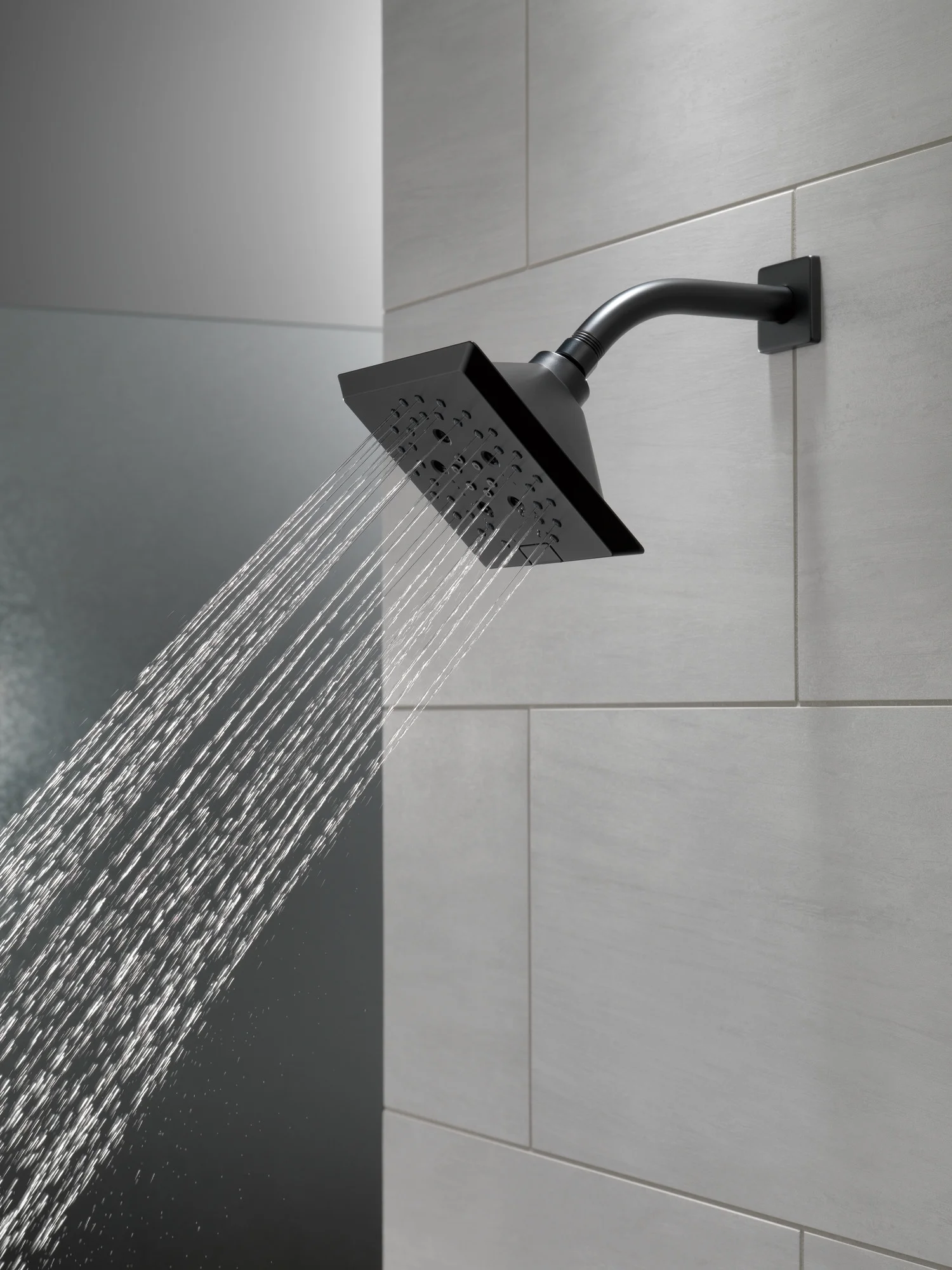 Delta Universal Showering Components Okinetic® 5-Setting Angular Modern Raincan Shower Head