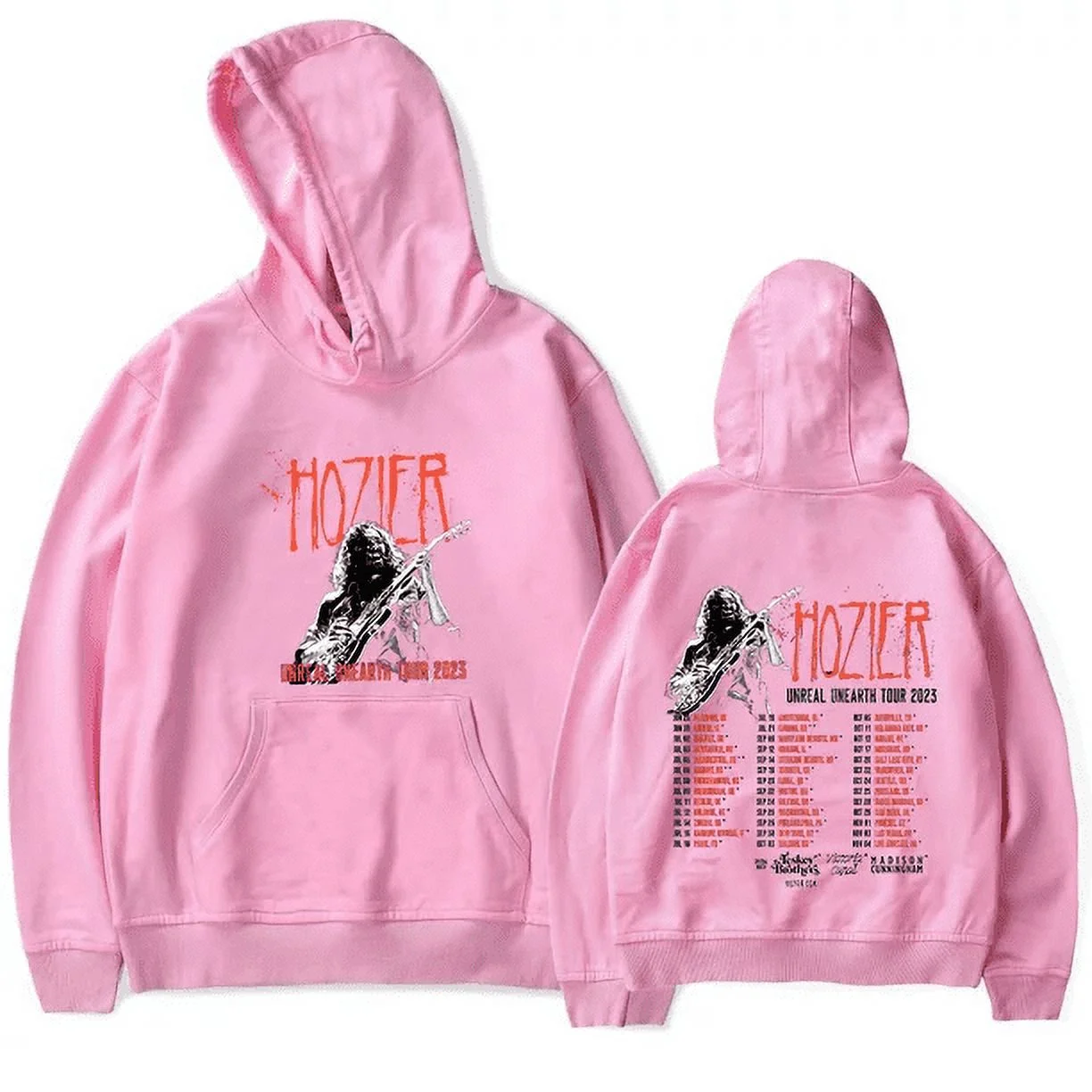 Hozier hoodies 2023 Unreal Unearth tour hoodies sweatshirt music fans  rock club hoodies sweatshirt blues Pullovers
