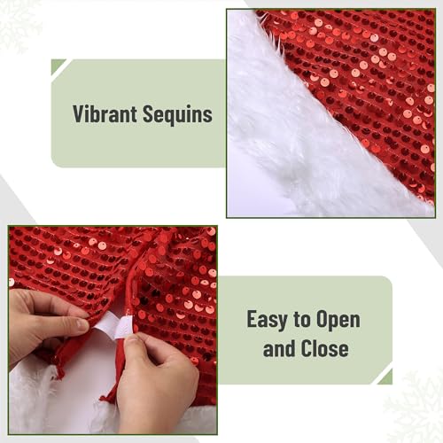 Mr. Pen- Christmas Tree Skirt 48 inches, Knitted Christmas Skirt Tree, Xmas Tree Skirt