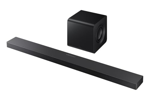 SAMSUNG Q990D 11.1.4ch Soundbar w/Wireless Dolby Atmos Audio, Rear Speaker Included, Q-Symphony, SpaceFit Sound Pro, Adaptive Sound, Game Mode Pro with Alexa Built-in, HW-Q990D/ZA