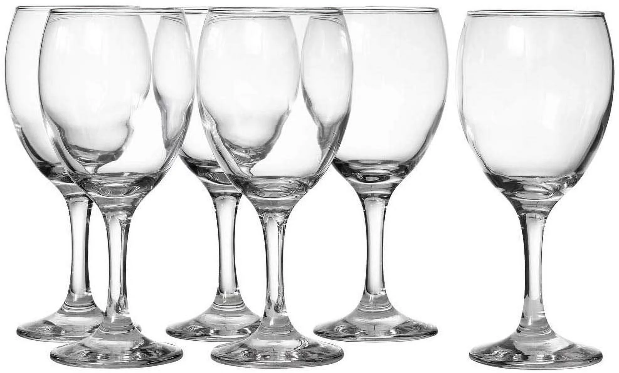 Madison - 11.5 Ounce Wine Glasses | Thick and Durable – Dishwasher Safe – Perfect for Parties, Weddings, and Everyday – Great Gift Idea – Set of 6 Wine Glasses