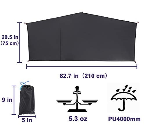 MIER Lanshan Ultralight Tent 3-Season Backpacking Tent for 1-Person or 2-Person Camping, Trekking, Kayaking, Climbing, Hiking