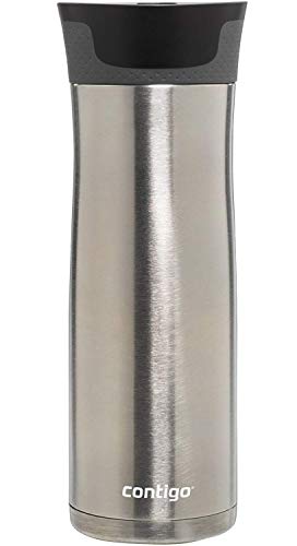 Contigo AUTOSEAL West Loop Vacuum-Insulated Stainless Steel Travel Mug with Easy-Clean Lid 20 oz Sake