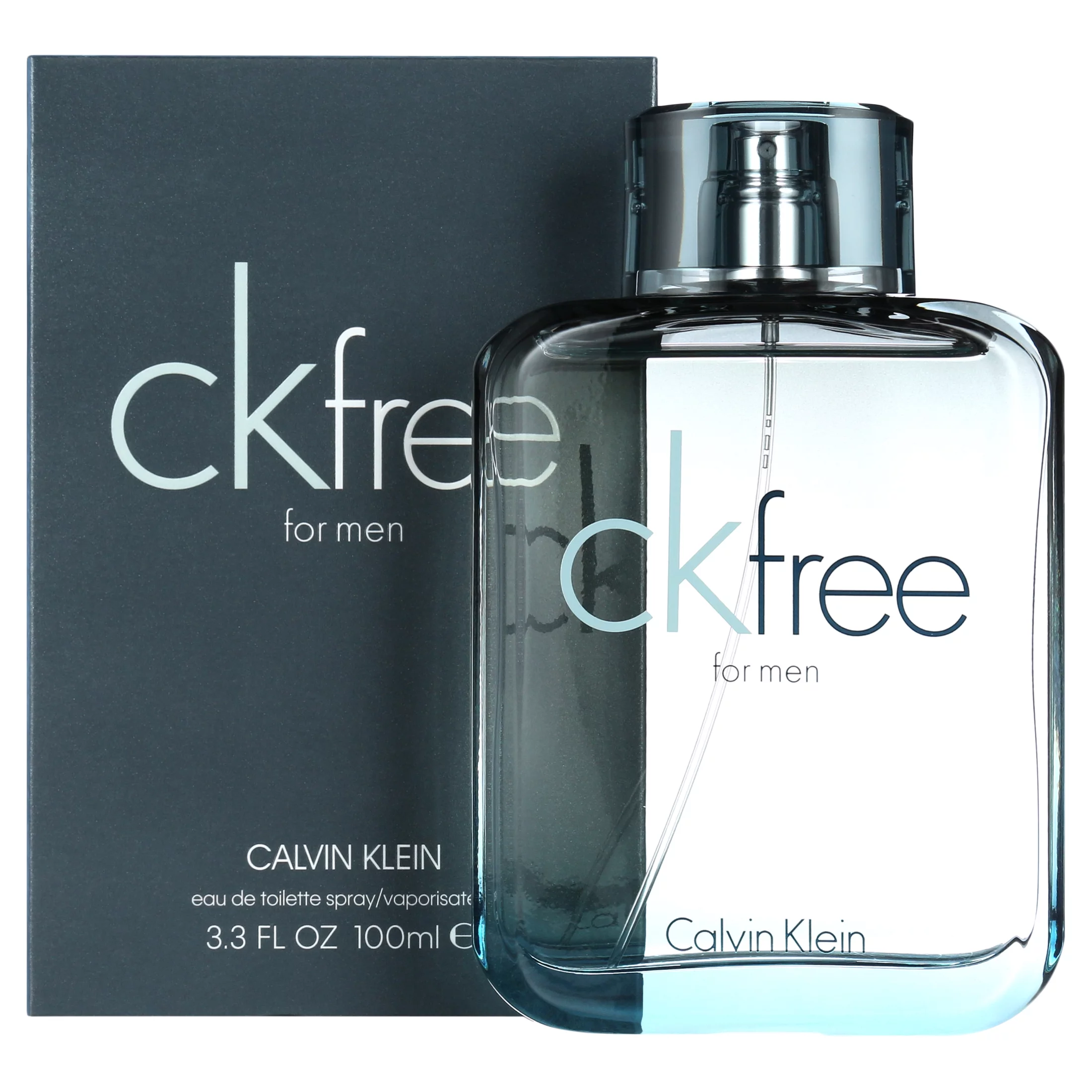 Calvin Klein CK Free Eau De Toilette Spray, Cologne for Men, 3.4 Oz