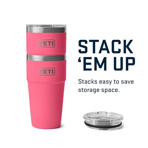 YETI Rambler 20 oz Stackable Tumbler, Stainless Steel, Vacuum Insulated with MagSlider Lid