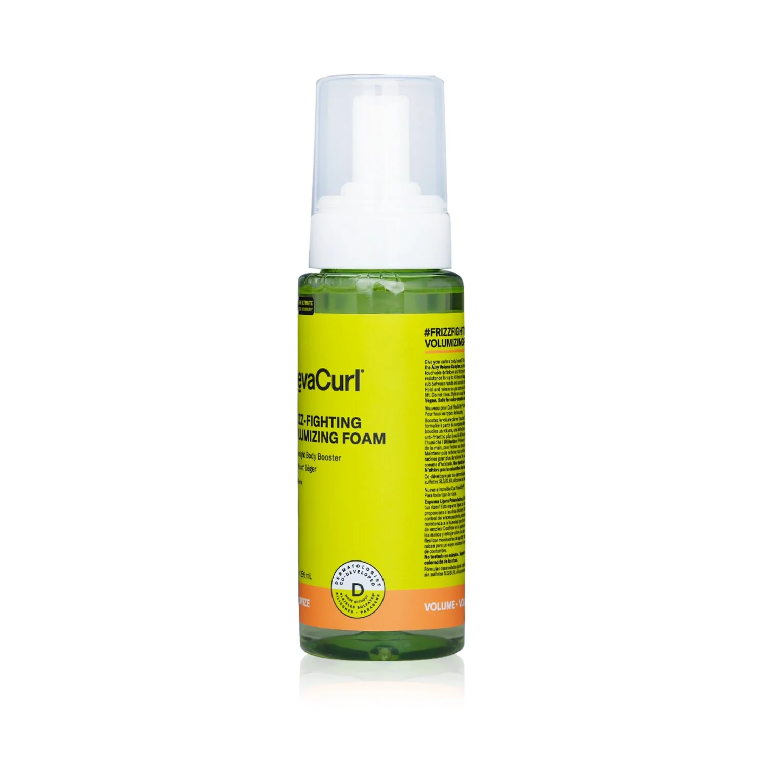 DevaCurl Frizz-Fighting Volumizing Foam (Lightweight Body Booster, For All Curls)  236ml/8oz