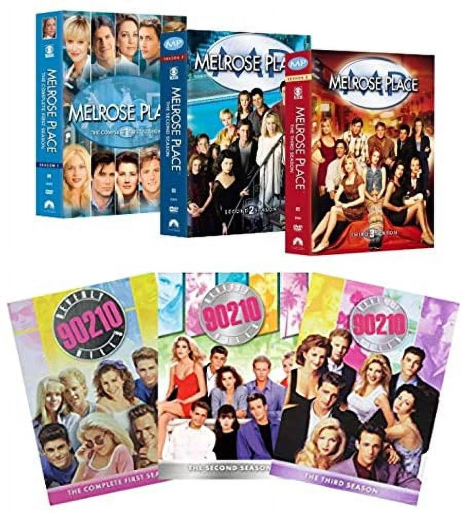Ultimate Aaron Spelling Prime Time Soap Opera DVD Collection: Beverly HIlls 90210 - Season 1, Season 2, & Season 3 / Melrose Place - Complete First, Second & Third Seasons
