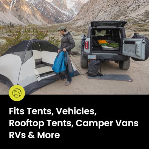 Luno AIR+Foam PRO Camping Mattress - Tall | Universal Fit | Hybrid Foam + Air Mattress