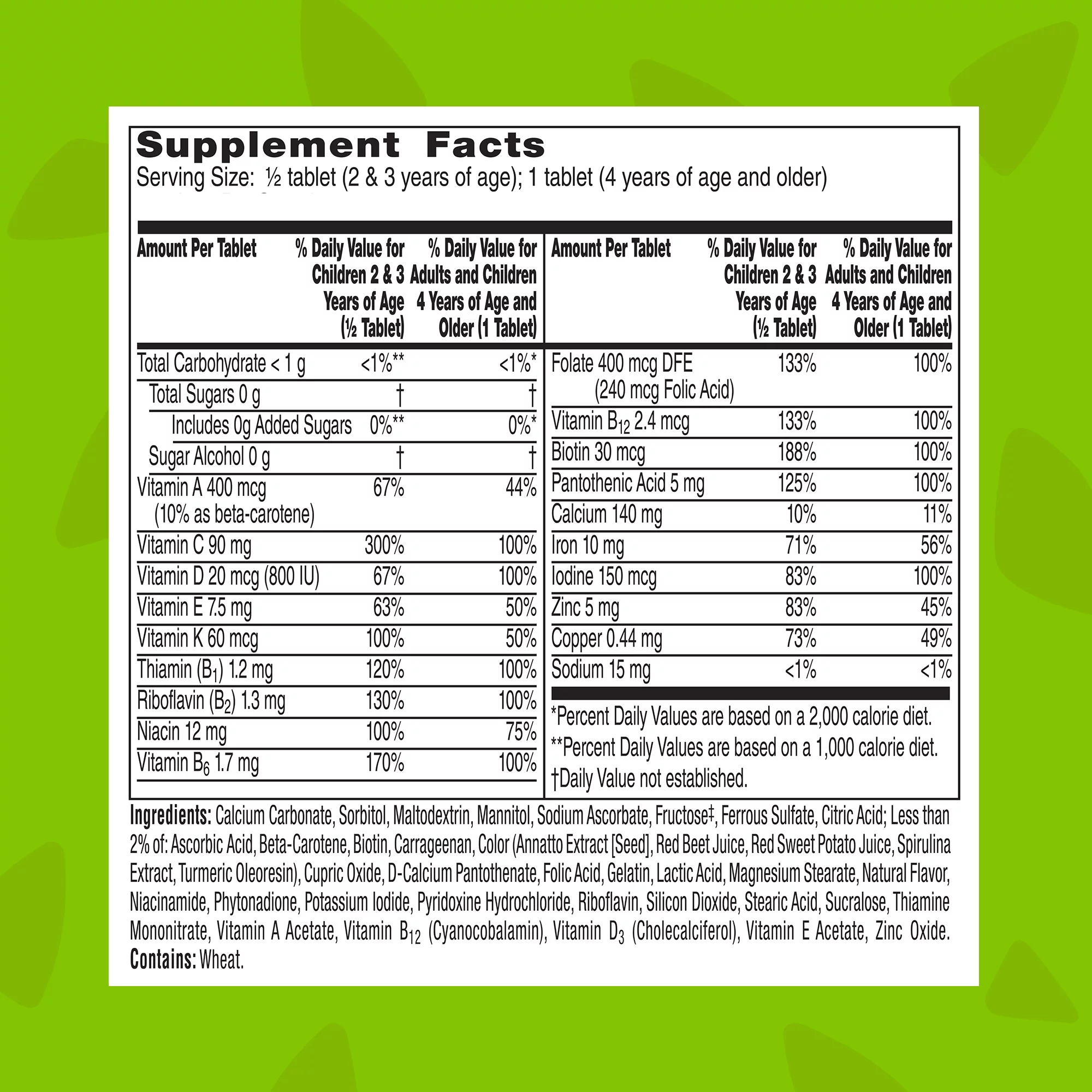 Flintstones Chewable Tablets Complete 150 Tablets (Pack of 4)