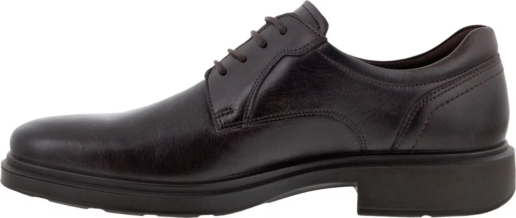 ECCO Men's Helsinki 2.0 Plain Toe Tie Mocha Leather - 500164-02178