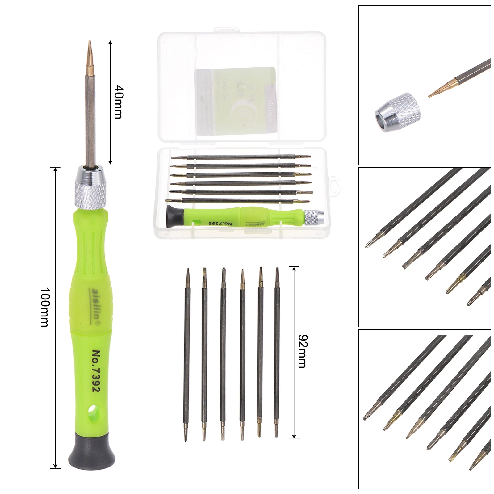 Uxcell Electronics Repair Tool Kit 18 in 1 Magnetic Precision Screwdriver Tweezer Crowbar Sets