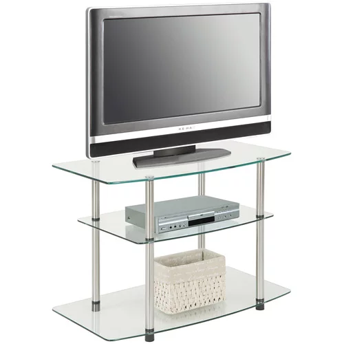 Designs2Go Classic Glass TV Stand