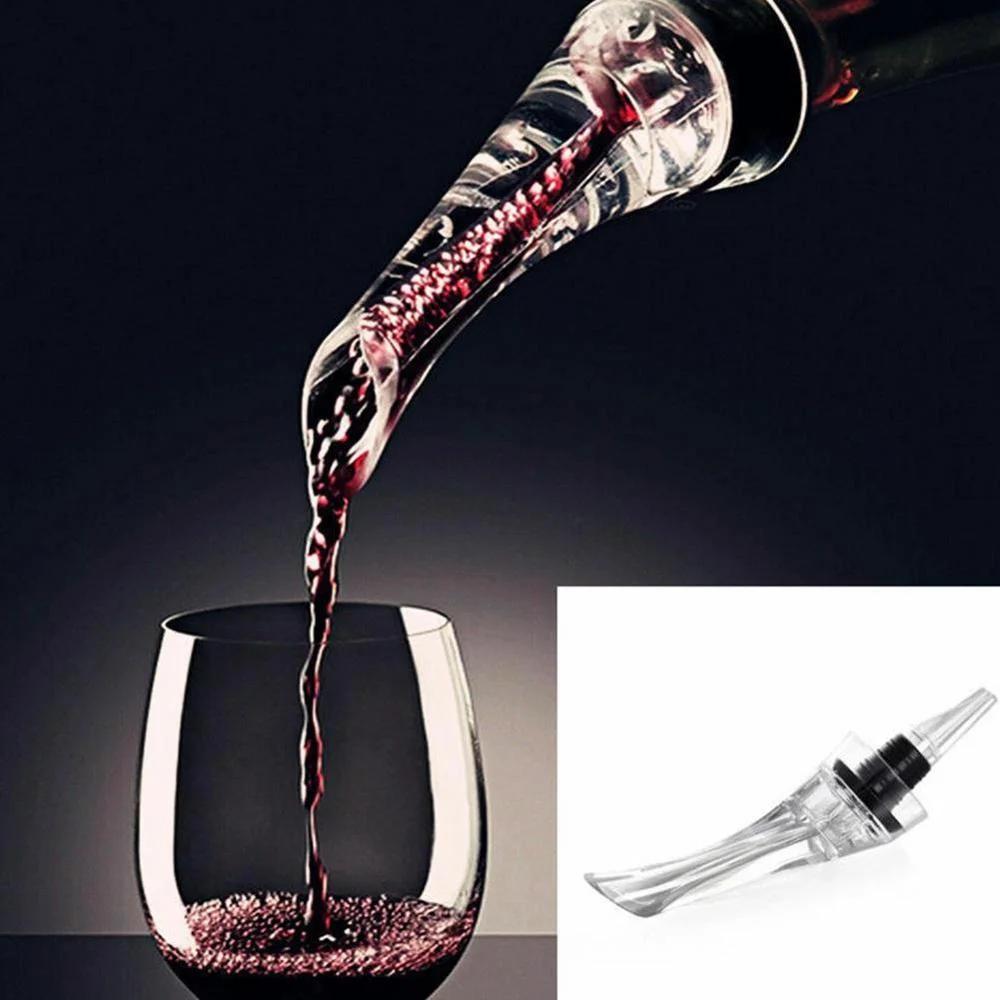Red Wine Whiskey Aerator Decanter Essential Set Quick Aerating Pourer Glass Red Wine Bottle Mini Tra