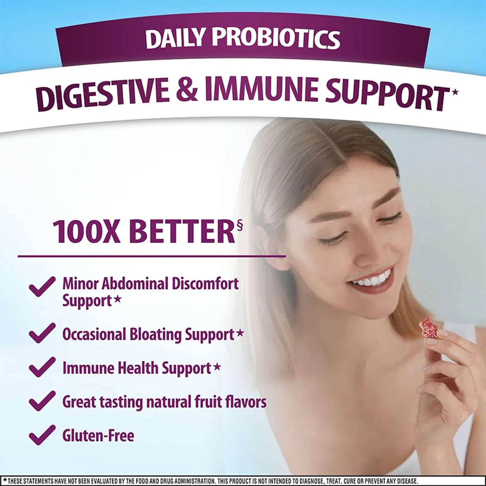 Digestive Advantage Probiotic Gummies for Digestive Health-90 Gummies ( 2 pack )