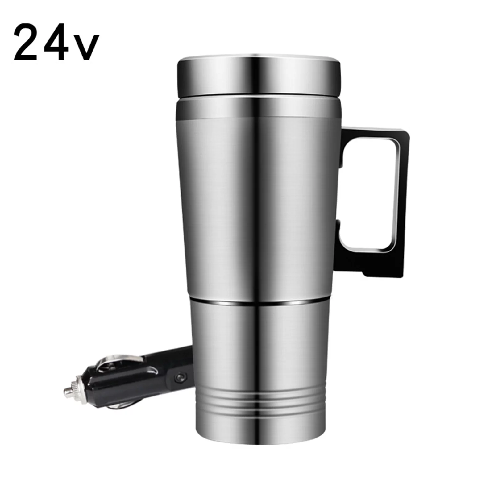 Aibecy Electric Car Kettles Boiling Heat Cup Insulation Insulated Bottles 300ml 24V Stainless Steel Lighter Plug