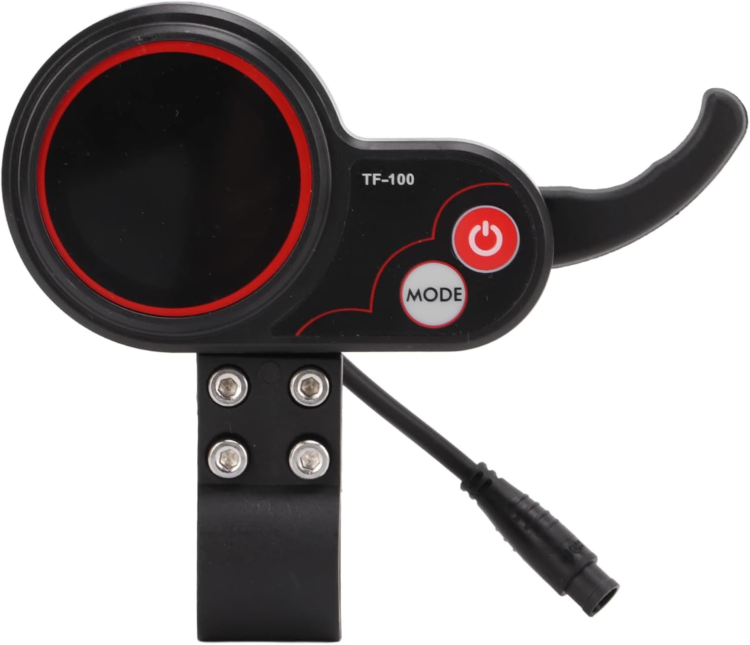 Motor Brushless Controller Electric Bike Controller Scooter Controller, 48V TF-100 Display 6 Pin Communication Instrument for KUGOO M4 Electric Scooter Handlebar Display