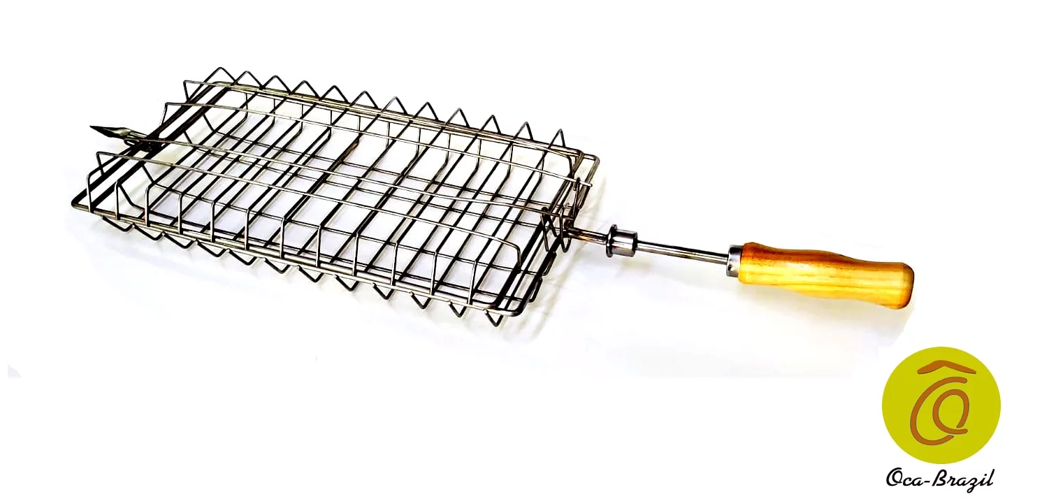 Fish & Vegetable Basket - Brazilian Skewer for BBQ 28