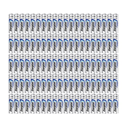 Energizer 100AA Ultimate Lithium Long Lasting Leakproof Batteries