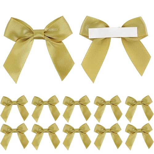 AIMUDI Red Satin Ribbon Bows 2