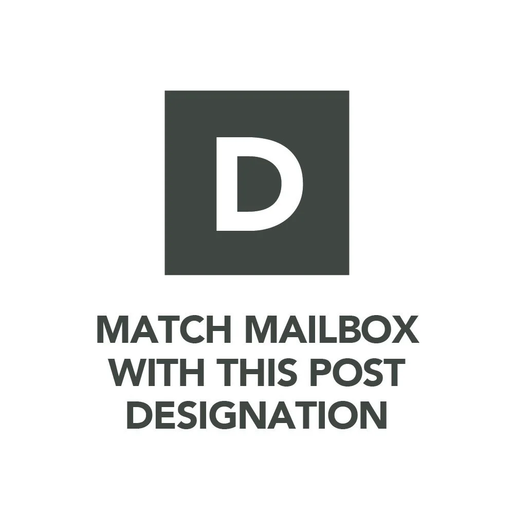 Gibraltar Mailboxes Stanley Extra Large, Steel, Post Mount Mailbox, Black, ST200B00