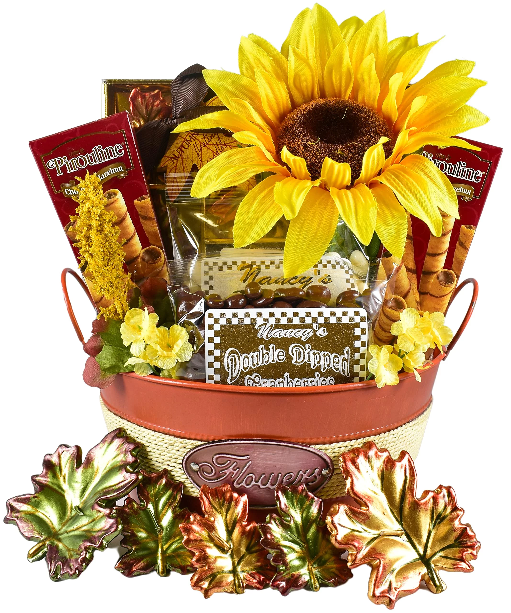 Gift Basket Village Fall Festival Gift Basket With Autumn Colors, Large