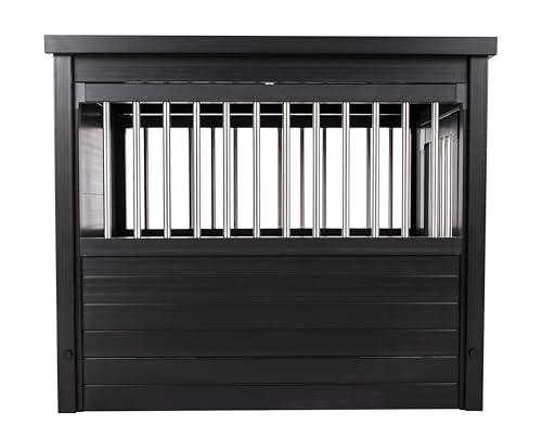 New Age Pet ecoFLEX Pet Crate/End Table, Small, Espresso 23.8