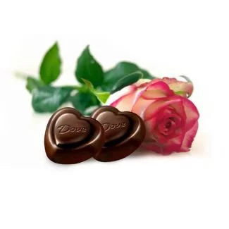 Dove Valentines Heart Promises Candy, Dark Chocolate 8.87 oz bag and Milk and Dark Chocolate Swirl 7.94 oz bag, 2 bag gift bundle