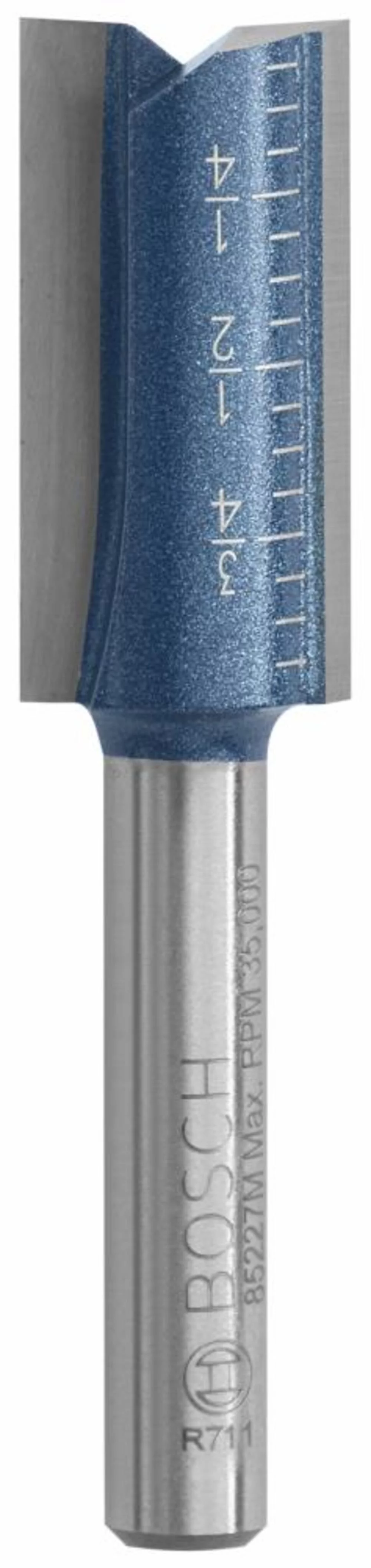 Bosch 85227MC Router Bit 1/4 in Dia Shank 2-Cutter Carbide