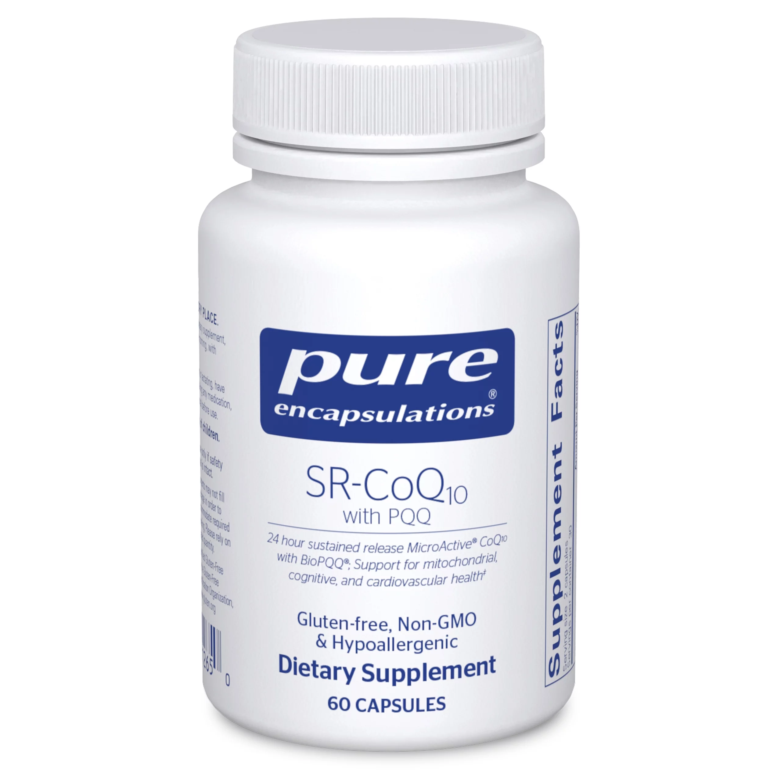 Pure Encapsulations SR-CoQ10 with PQQ | Supplement to Support Antioxidants, Cognitive, Mitochondrial, and Cardiovascular Health* | 60 Capsules