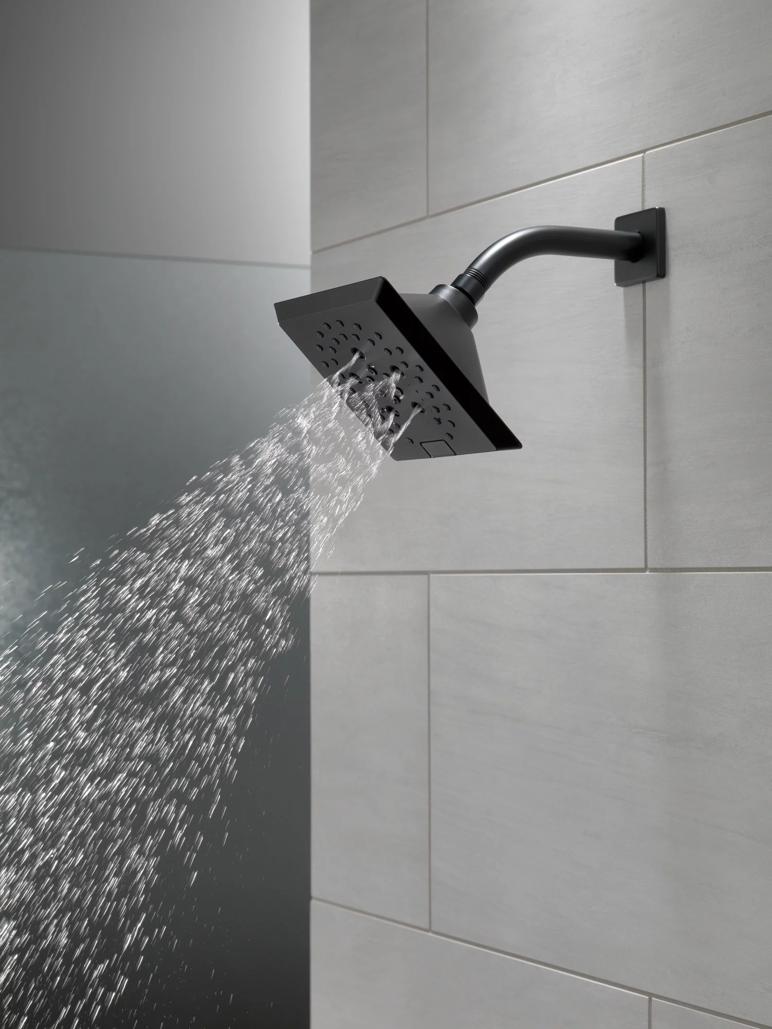 Delta Universal Showering Components Okinetic® 5-Setting Angular Modern Raincan Shower Head