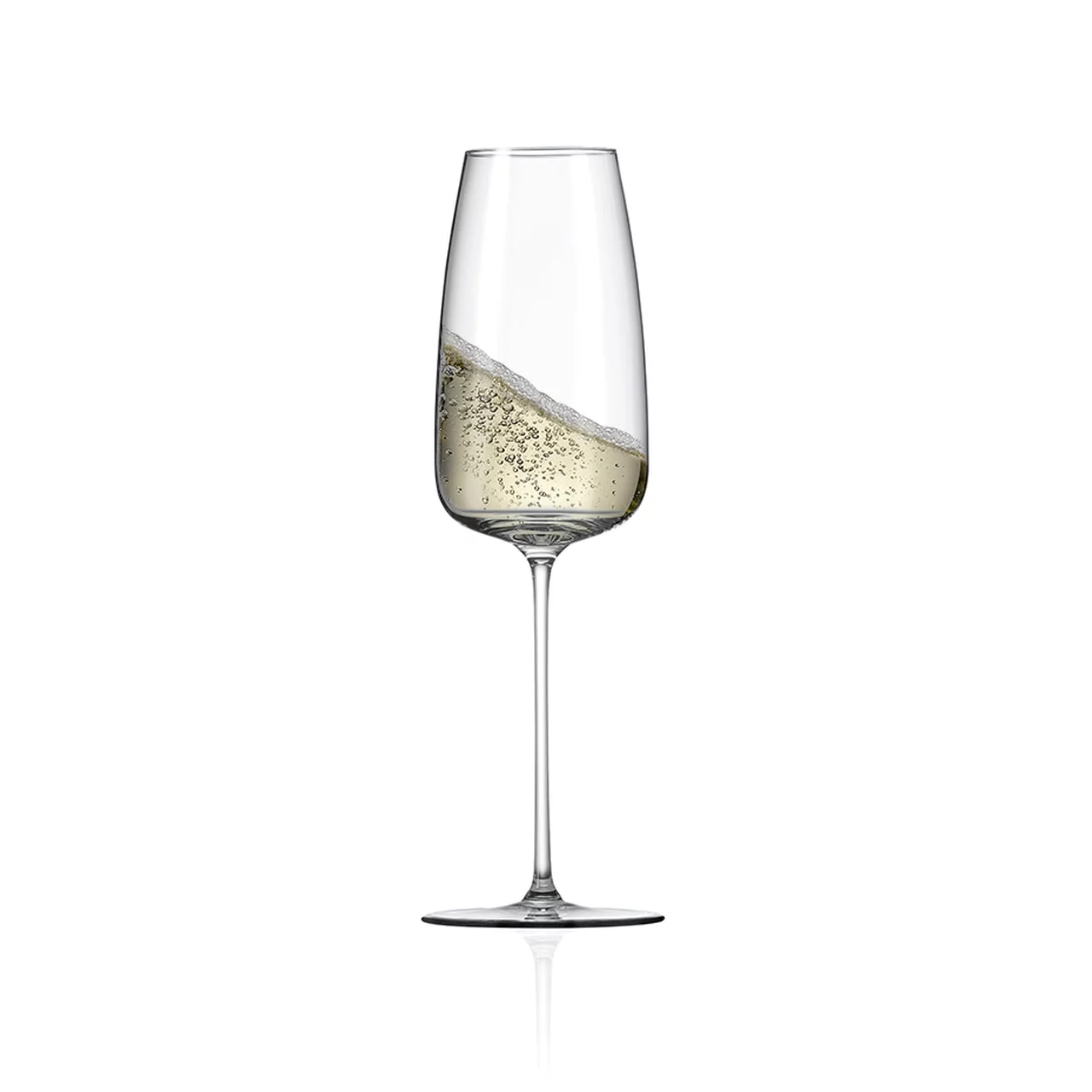 Orbital 36 Champagne, 13 oz. Crystal Champagne Flutes, Set of 2