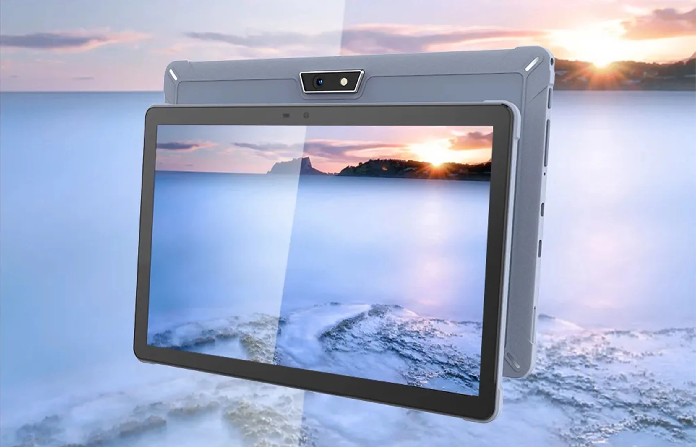 APETHS Touch Android 12 Tablet 10.4 Inch with Case, 4GB RAM, 64GB Storage, Octa-Core Processor, Long-Lasting 6000mAh Battery GPS Tablet, 2.4G/5G WiFi, 5MP Front 13MP Rear Camera, IPS HD, Gray