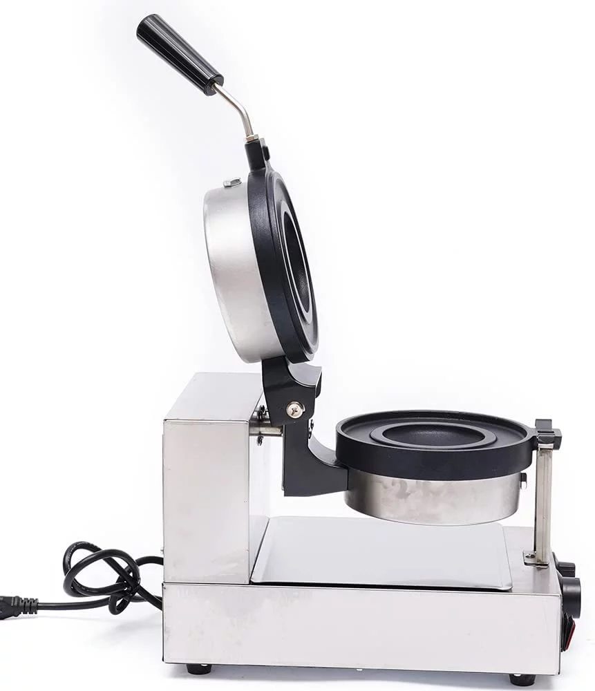 FETCOI Commercial Panini Press Sandwich Maker Nonstick Waffle Burger Iron Electric Breakfast Panini Press Grill Stainless Steel Panini Hamburger Baking Machine