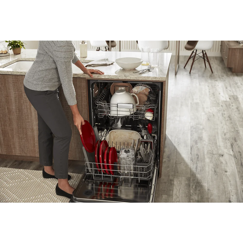 Kitchenaid 47 dBA Two Rack Dishwasher with ProWash(TM) Cycle PrintShield Stainless - KDFE104KBL