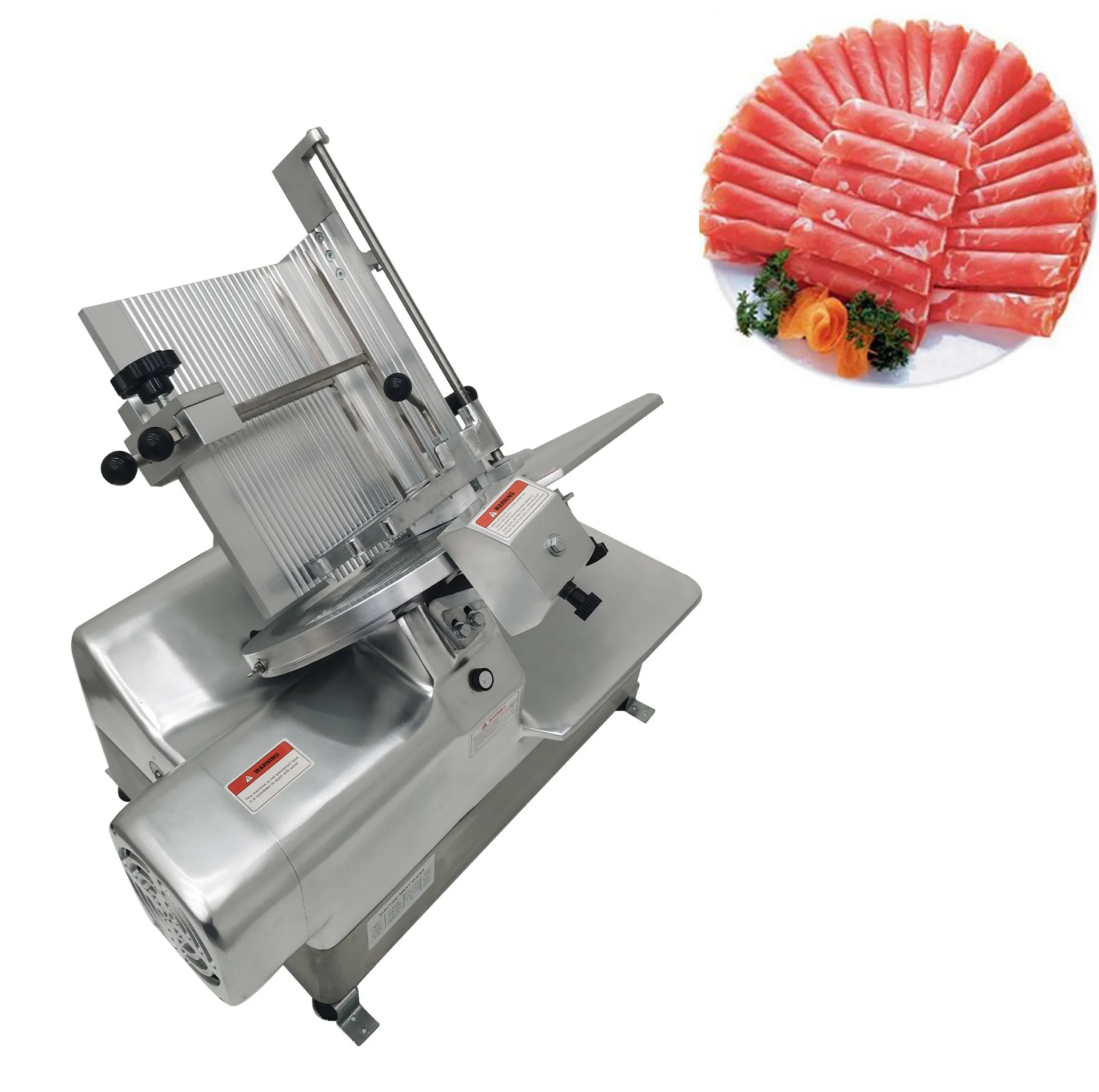 Techtongda Electric Frozen Meat Slicer Slicing Machine Mutton Ham Cutter Cutting Machine