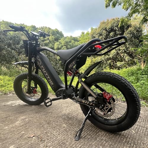 TUTTIO ICT Electric-Bike for Adults Age 16+, Peak 4000W-60V-25AH Electric-Dirt-Bike, 43-49MPH, 20