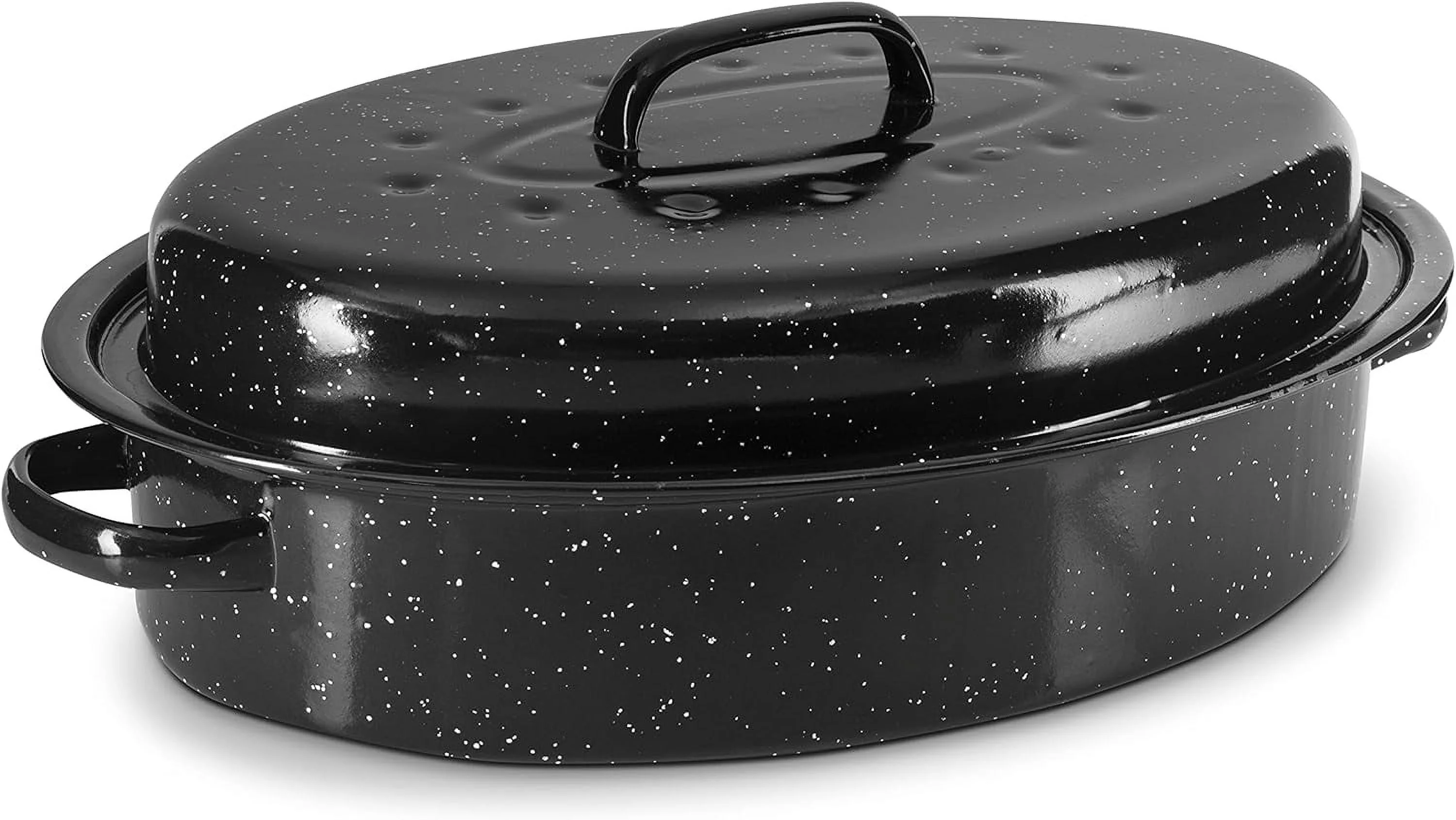 Granite Roasting Pans, Black (15