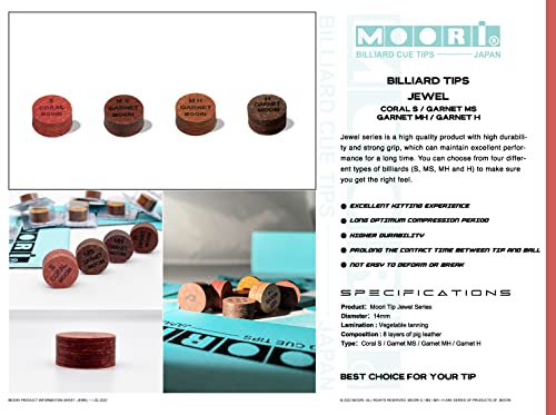 Moori Pool Cue Tip
