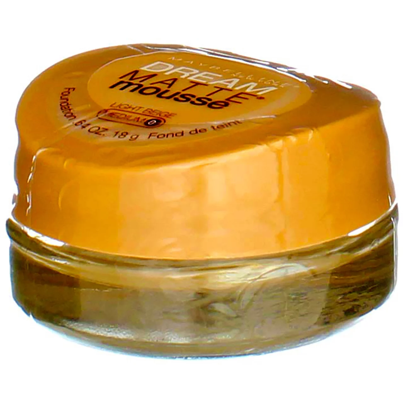 Maybelline Dream Matte Mousse Foundation, Light Beige [0], 0.64 oz (Pack of 2)